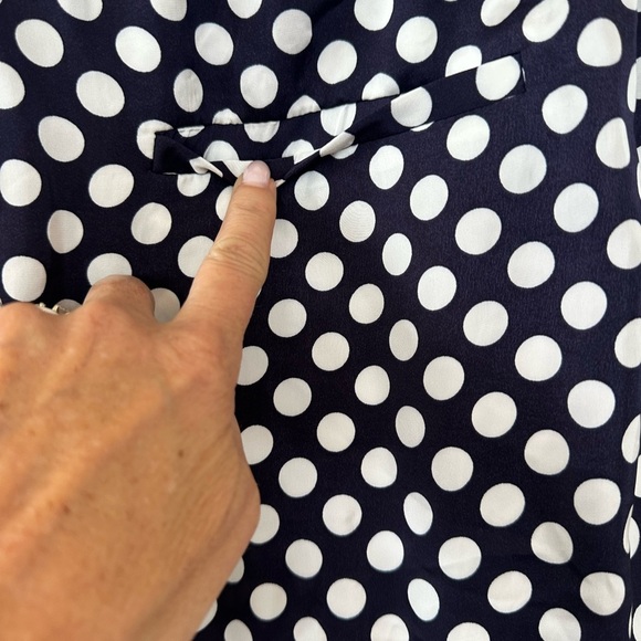 Reiss Ezra Polka Dot Printed Tapered Trousers - Picture 11 of 15